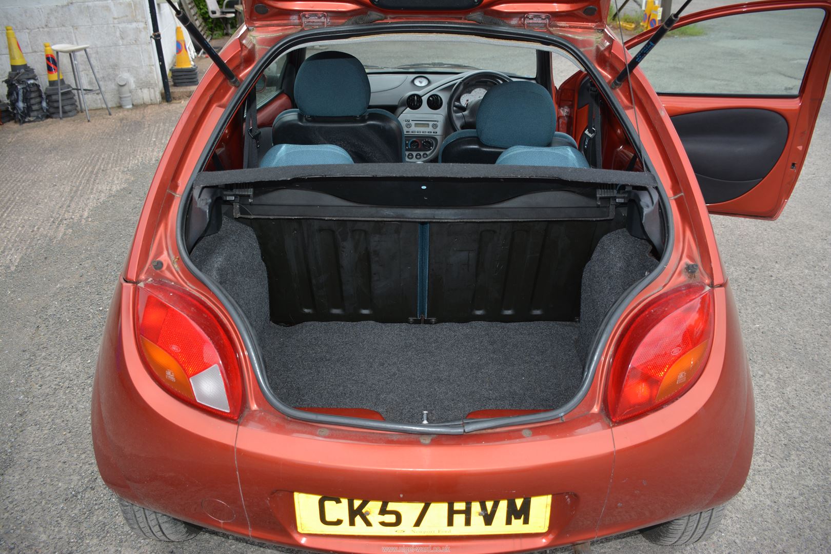 A Ford KA Zetec Climate 1299cc petrol-engined three door hatchback motor Car finished in red, - Image 11 of 14