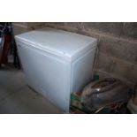 A Norfrost small chest freezer.