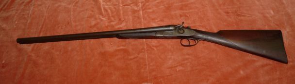A 12 bore Italian double barrel shotgun, serial no.