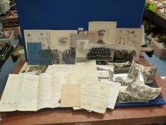 A quantity of RAF and military Memorabilia belonging to Norman Russell Blenner-Hassett, official no.