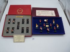 A boxed set of 'Tradition' hand painted soldiers including; The Fifes and Drums,