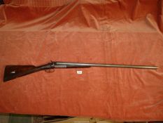 A 12 bore, open-hammer, double barrelled, non-ejector, side by side Shotgun by "E.M. Reilly & Co.
