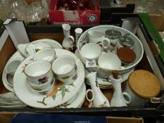A quantity of Royal Worcester 'Evesham' china including; dinner plates, fruit bowl,