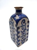 A rare Westerwald screw top (hunting?) flask, early-mid 18th century,