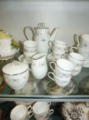 A Noritake 'Wellesley' coffee service for eight.