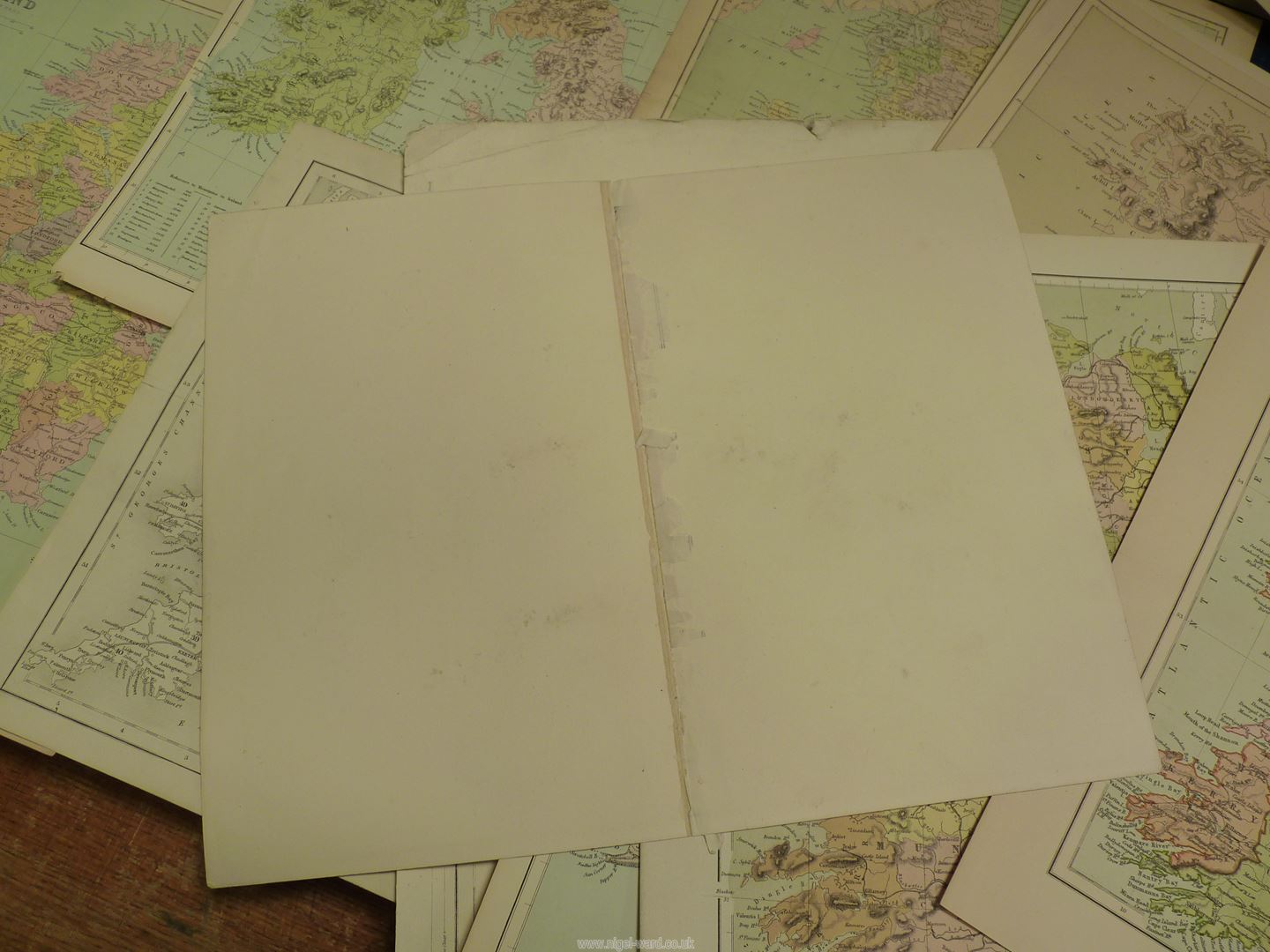 A quantity of loose maps of the British Isles some taken from books including Ireland, Wales, - Image 5 of 5