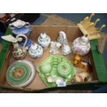 A quantity of china including; Royal Winton tea for one, Thomas Germany ginger jar, etc.
