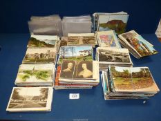 A large quantity of Postcards including landscapes, etc.