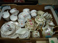 A quantity of part tea sets including; Royal Cauldron, Royal Albert 'Summer Breeze' cups & saucers,
