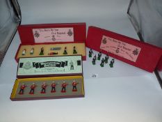 Two boxed sets of soldiers from 'The Boys of the Old Brigade' by Langley models to include;