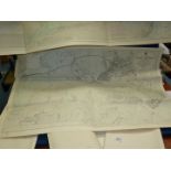 A large quantity of circa 1970's Ordnance Survey admiralty charts of the British isles including