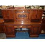 A most unusual and collectable Satinwood Bureau/Cabinet unit,