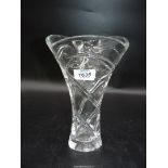 A Marquis by Waterford vase, 10" tall.