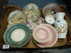 A quantity of china including Ridgeways and Falconware fruit sets, Alex Williams display plates,