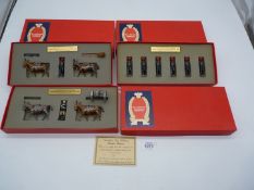 Three boxed hand painted models 'Indian Mountain Artillery Battery (1900) - part I,