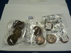 A quantity of Victorian pennies 1860-1899.