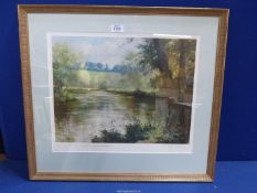 A framed and mounted William Garfit limited edition Print no.