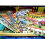A large quantity of Tractor and Machinery magazines,
