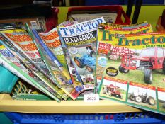 A large quantity of Tractor and Machinery magazines,