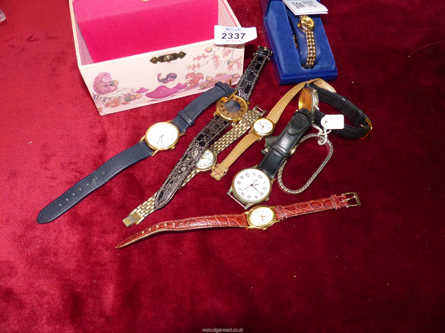 A quantity of ladies and gents wristwatches including; Seiko, Accurist, Time Co, etc. - Image 2 of 2