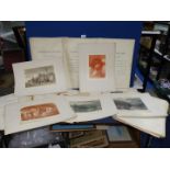 A good quantity of Portfolio of Art plates by Virtue & Co.