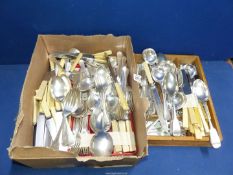 A large quantity of cutlery including Mappin and Webb, Taylor Sheffield etc.