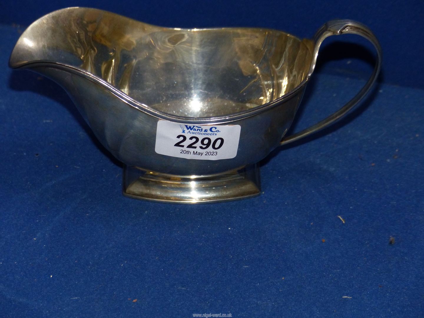 A silver Sauce Boat, Birmingham 1935, makers William Greenwood and Sons. - Image 2 of 2
