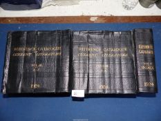 Three volumes of 'The Reference Catalogue of Current Literature' dated 1924.