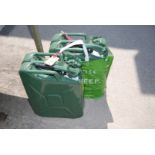 Two 20 litre Jerry Cans complete with 40 litres red diesel.