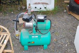 A Marina water 110 volt Water Pump, with pressure vessel.