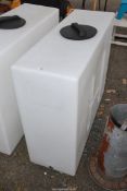 A water container 14 1/2'' x 42'' x 35'' high ===VAT on hammer price===