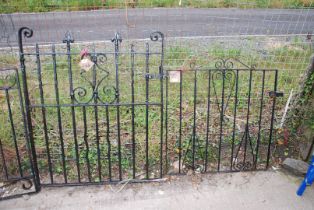Two garden gates, one @ 36'' x 45'' and one @ 33'' x 35''.
