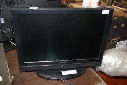 An Acoustic Solution TV with in built DVD player, 22" screen.
