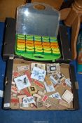 Two boxes of craft including stamps, dies etc.