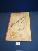 A volume, Atlar Antiques by Heinrich Kiepert 1893, with twelve coloured maps,