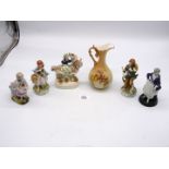A quantity of china to include Staffordshire Polychrome decorated with Princess Royal riding a goat,