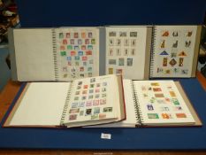 Five Stamp Albums and contents of foreign stamps including Malaysia, Sweden, Switzerland etc.