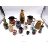 A quantity of glazed pottery including;