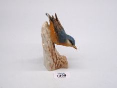A Nuthatch bird by Goebel, 5 1/2" tall.