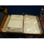 A quantity of Ricami Finiti Amano linen, to include tablecloths, napkins, etc. (cream box).