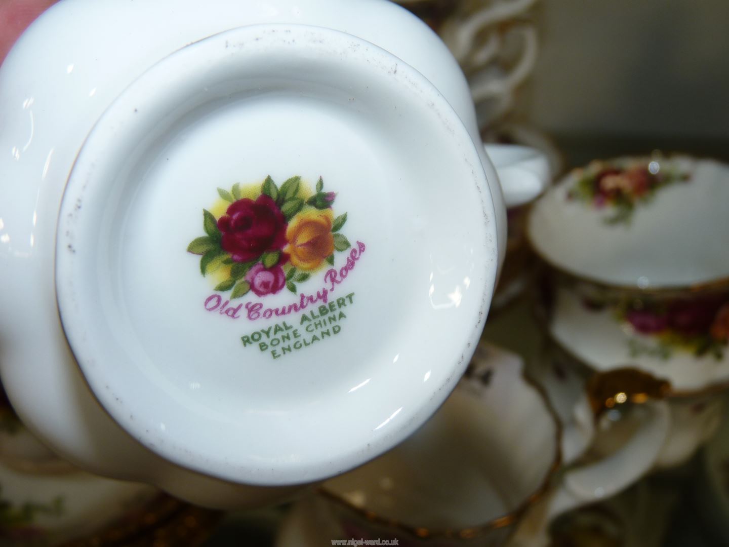 A quantity of Royal Albert ''Old Country Roses'' teaware to include six cups and six saucers (one - Image 2 of 2