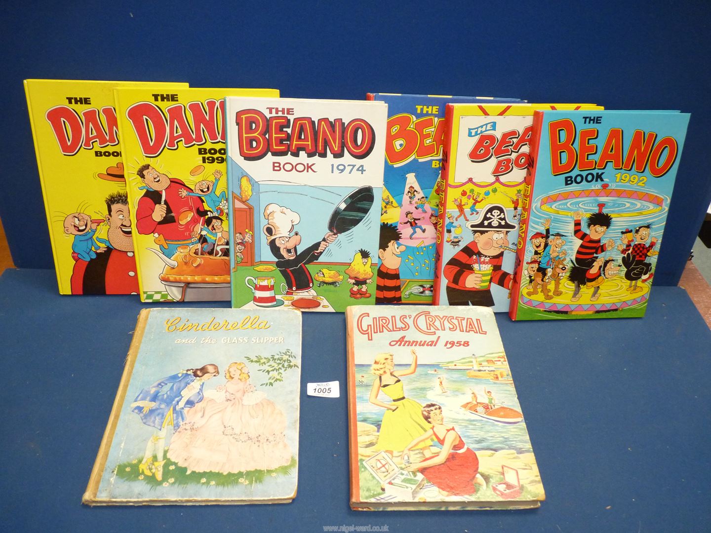 A quantity of Dandy and Beano Annuals.