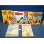 A quantity of Dandy and Beano Annuals.