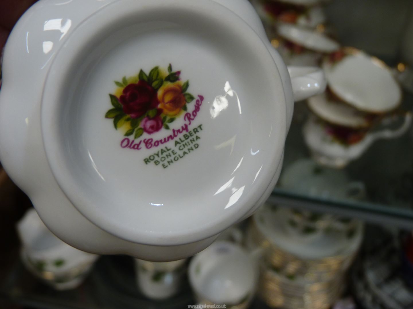 A quantity of Royal Albert 'Old Country Roses' teaware including tea plates, bread and butter plate, - Image 2 of 2