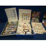 A box file of stamps to include a stamp album, First Day covers, loose stamps etc.