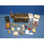 A quantity of cigarette lighters including Ronson, Paola of London, match-holders, etc.