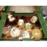 A quantity of Hunting scene tankards to include three Gibson, two Arthur Wood,