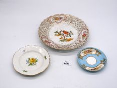 A fine Meissen side plate, early 20th century,