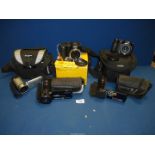 A small quantity of camcorders and digital cameras including; Canon Legria FS306,