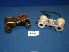 A pair of Carl Zeiss Jena Opera glasses 3 x 13.5 no.